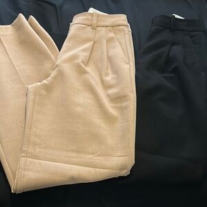 Two pairs of aritzia effortless pants in 00